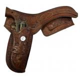 Western Replica Leather Gun Belt