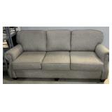 7" Upholstered Three Cushion Sofa