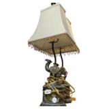 Pair of Resin Camel Lamps 22"