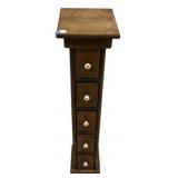 38"h., 9"w Narrow Pine Stand