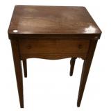 Mid Century Sewing Table and Machine