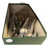 Assorted Antique Flatware and Creamer