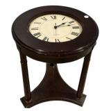 22"h., 18"w Clock Cherry Table