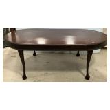 Antique Ball n Claw Banquet Table 30"h., 83"L, 4