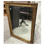 29"h., 41"w Antique Gold Gilt Wood Framed Mirror