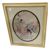 Barbara Waldon Bird Framed Print 23"h, 18"w