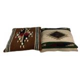 Two Southwest Navajo Pillows