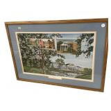 Signed 1990 Print of Bellevue Baptist Church