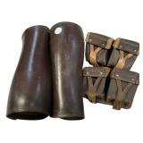leather gaiters and Ammo Cartridge Pouch