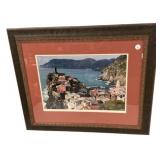 KRG Italy Framed Photograph 26"h., 30"w