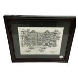 13"h., 16"w Signed Donna Kirkland Woods Hattiesb