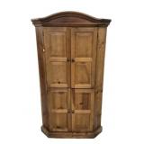 70"h., 42"w., Country Classics Pine Corner Cabin