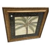 30"h., 30"w Palm Tree Print