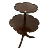 Duncan Phyfe two Tier Dumbwaiter Table 31"h