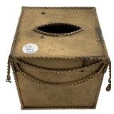 Gold Metal Kleenex Cover