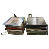 Two Stacks of records