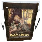 36"h., 24"w The Babes in the Woods on Board adve