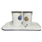 Enamel Surgical Ware and Tray