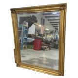 59"h,. 48"w Mid Century Gold Gilt Mirror