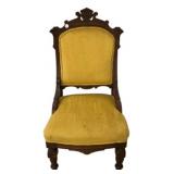 Victorian Eastlake walnut Parlor Chair