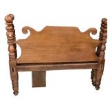 1801 Cherry Ball Trundle Bed Full Size