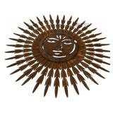 32" Wrought Iron Sun Wall Plaque