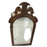 42"h., 20"w Eastlake Walnut Mirror