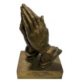 Esco Productions Chalkware Praying Hands 11"