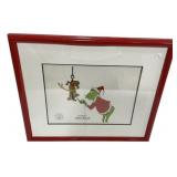 Chuck Jones the Grinch Serigraph 18"h., 20"w