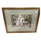 Signed M Shaffer 99/500 Print 18"h., 17"w