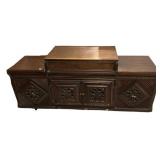 VTG Mediterranean Revival Radio Cabinet 31"h., 63