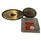 Pearl, Columbia Ashtrays and Presto Clock