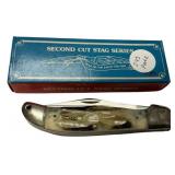 Parker and Son Cut Stag Series K 409 2 Blade Pocke