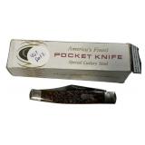 Case 4 Dot 6292 Brown Jeg Bone Pocket Knife