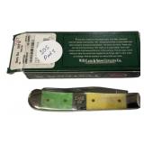 Case XX Trapper Green and Yellow 6254 SS Pocket kn
