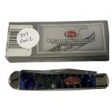 Case XX Trapper Navy Blue 6254 SS 2 Blade Pocket K