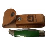 Case XX Johne Deere 4165 SS Hunter Green Pocket Kn