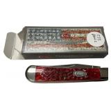 Case XX 6254 SS Trapper Red Pocket Knife