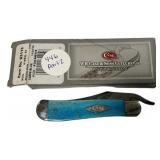 Case XX 61953L SS Russlock Carib Blue Pocket Knife