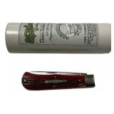 Tidioute #73 Daimond Back Red 141 Pocket Knife