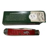 Case XX Trapper 6254 SS England Red Pocket Knife