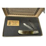 Parker Edwards Damascus Steel Pocket Knife