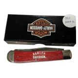 Case XX Harley Davidson Trapper 6354 SS Red Pocket