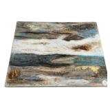 16"h., 20"w Abstract Landscape Painting Canvas