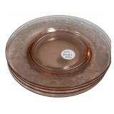 Four Macbeth Evans Dogwood Apple Blossom 8" Salad