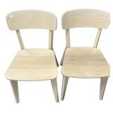 Pair of  IKEA LISABO dining chairs