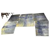 6 Painted Canvas that Create of Cross