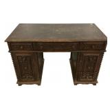 28"h., 44"w. 24"d Ornate 20th Century Double pe