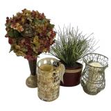 Decorative Flowers and Vases