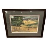 Signed Scott Anthony 291/295 Framed Print 28"h.,